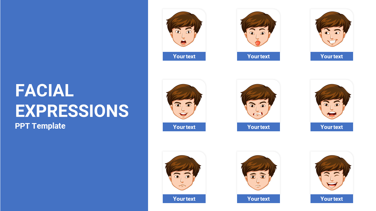 use of facial expressions in presentation